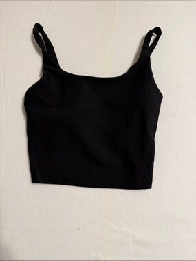 Old Navy Black Square-Neck Crop Cami Top